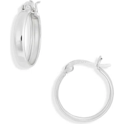 Argento Vivo Sterling Silver Wide Hoop Earrings