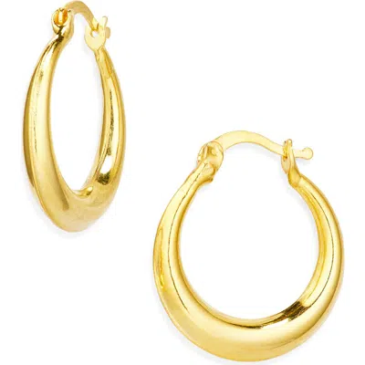 Argento Vivo Tapered Hoop Earrings