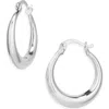 Argento Vivo Tapered Hoop Earrings