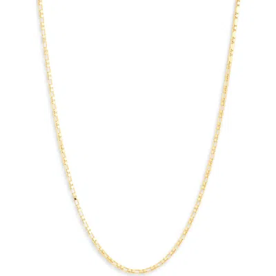 Argento Vivo Thin Open Link Chain Necklace In Gold