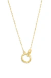 Argento Vivo Ti Amo Interlock Heart Necklace