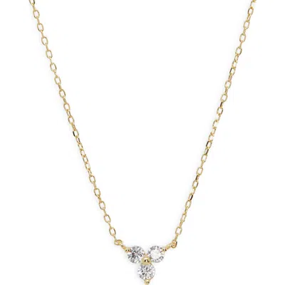 Argento Vivo Triple Cubic Zirconia Pendant Necklace