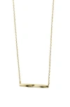 Argento Vivo Twist Bar Pendant Necklace