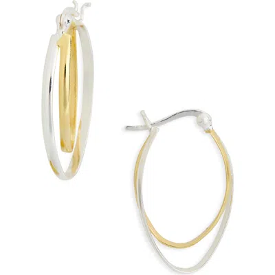 Argento Vivo Two-tone Layered Hoop Earrings In Multi