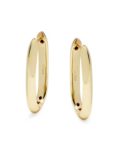 Argento Vivo Women's 18k Goldplated Sterling Silver Huggie Earrings