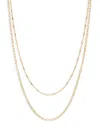 ARGENTO VIVO WOMEN'S 18K YELLOW GOLDPLATED STERLING SILVER LAYERED CHAIN NECKLACE