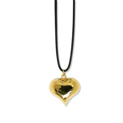 Argento Vivo Women's Gold Cuore Necklace
