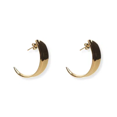 Argento Vivo Women's Gold Natalia Hoop