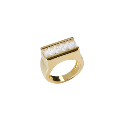 Argento Vivo Women's Gold The Anna Ring