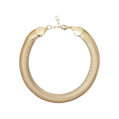 Argento Vivo Women's Gold The Eloise Anklet