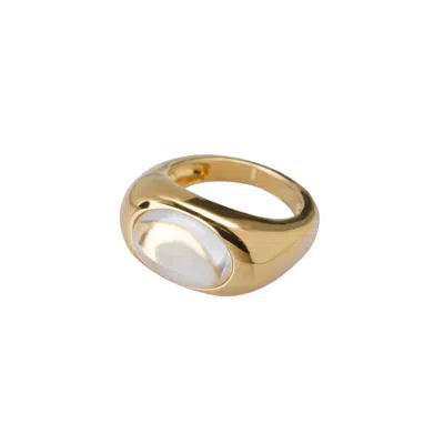 Argento Vivo Women's Gold The Louise Ring