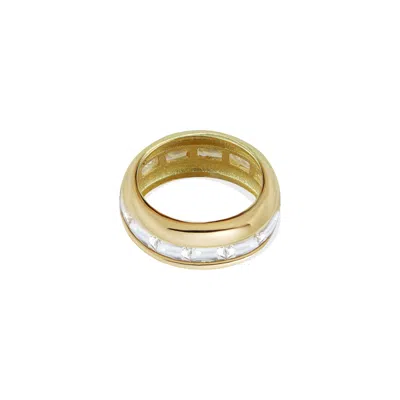 Argento Vivo Women's Gold The Quinn Ring