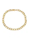 Argento Vivo Women's Studio 14k Goldplated Link Chain Necklace In Brass