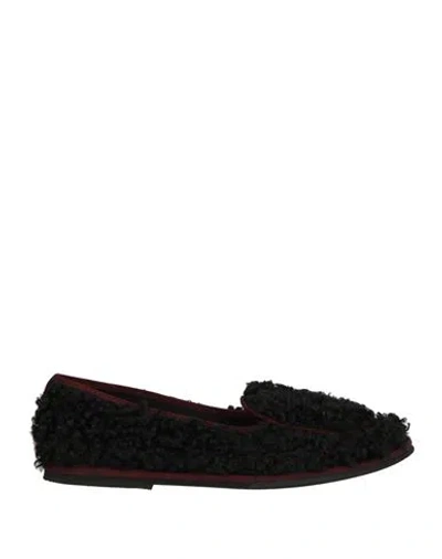 Argilla Woman Loafers Black Size 6 Textile Fibers