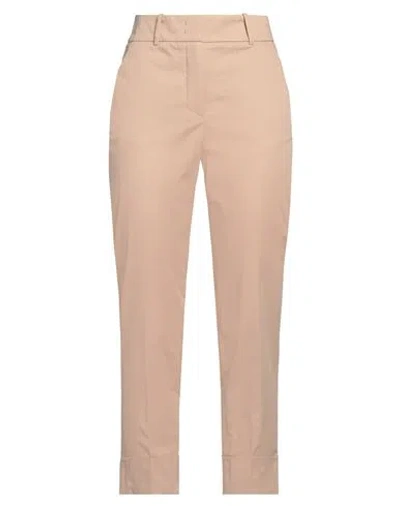 Argonne By Peserico Woman Pants Beige Size 8 Cotton, Elastane