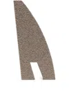 Argot Soliflore Ii Textured-finish Vase In Braun