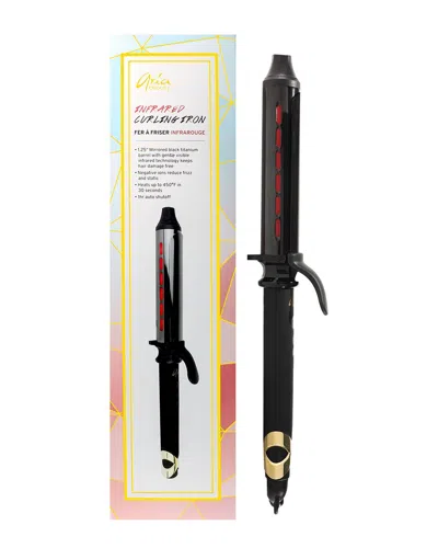 Aria Beauty Women's Black Infrared Curling Iron 1.25 Inch