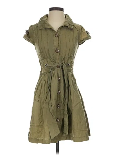 Pre-owned Aria Casual Dress In Green