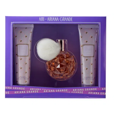Ariana Grande Ari By  3pc Set - 3.4 oz Edp Spray/ 3.4 oz Body Souffle/3.4 oz Bath & Shower Gel