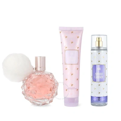 Ariana Grande Ari By  For Women - 3 Pc Gift Set 3.4oz Edp Spray In Pink / Rose