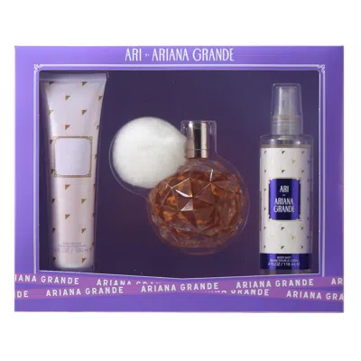 Ariana Grande Ari By  Set - 3.4 oz Edp Spray/ 3.4 oz Body Lotion/ 3.4 oz Shower Gel