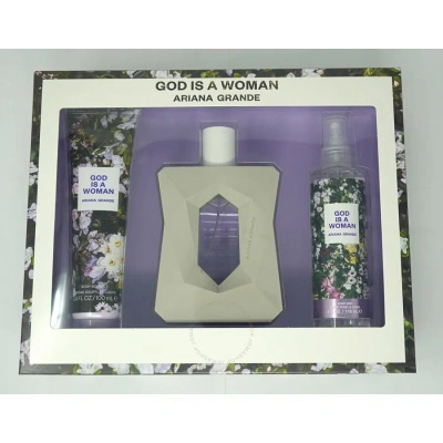 Ariana Grande Ladies God Is A Woman Gift Set Fragrances 810101501685 In White
