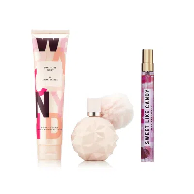 Ariana Grande Sweet Like Candy 3 Pcs Set For Women: 1.7 Eau De Parfum Spray + 0.33 Eau De Parfum Spray + 3.4 Body  In Multi