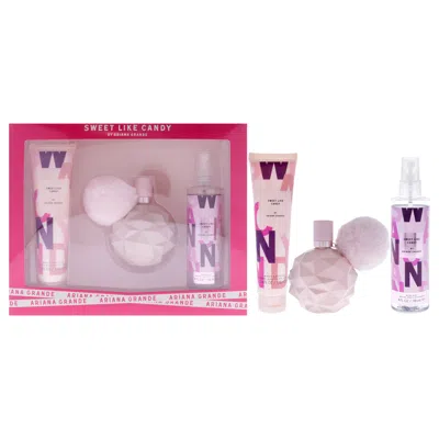 Ariana Grande Sweet Like Candy By  For Women - 3 Pc Gift Set 3.4oz Edp Spray, 3.4oz Body Souffle, 4oz In Multi