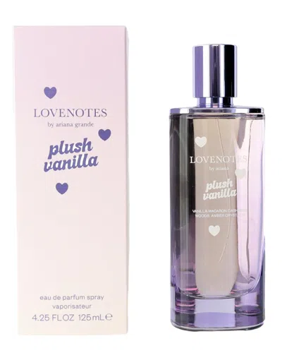Ariana Grande Women's 4.25oz Lovenotes Plush Vanilla Eau De Parfum Spray In Transparent
