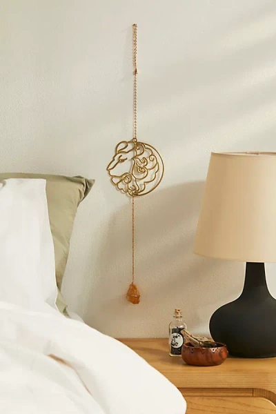 Ariana Ost Zodiac Wall Dangle In Leo At Urban Outfitters In Gold