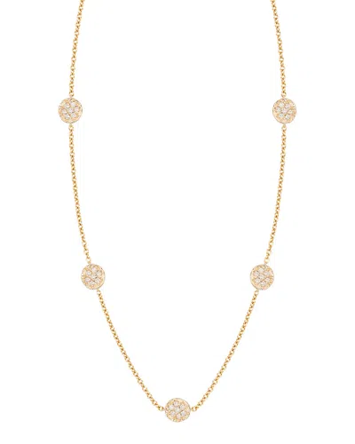 Ariana Rabbani 14k 0.10 Ct. Tw. Diamond Disc Necklace