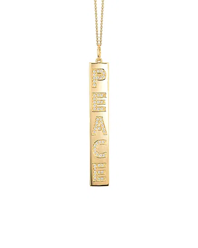 Ariana Rabbani 14k 0.50 Ct. Tw. Diamond Peace Necklace