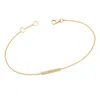 Ariana Rabbani Diamond Bar Bracelet (small) Yellow Gold In Gold