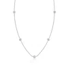 Ariana Rabbani Diamond By The Yard Five Lab Grown Diamonds Necklace In White