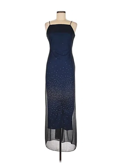 Pre-owned Arianna By Rachel Kaye Cocktail Dress In Blue