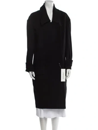 Pre-owned Arias Coat In Black