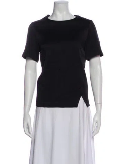 Pre-owned Arias Crew Neck Short Sleeve T-shirt In Black