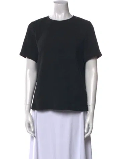 Pre-owned Arias Crew Neck Short Sleeve T-shirt In Black