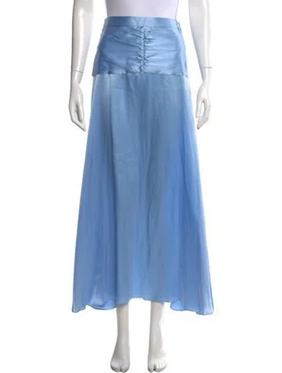 Pre-owned Arias Long Skirt In Blue
