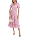 Arias Midi Dress In Pink