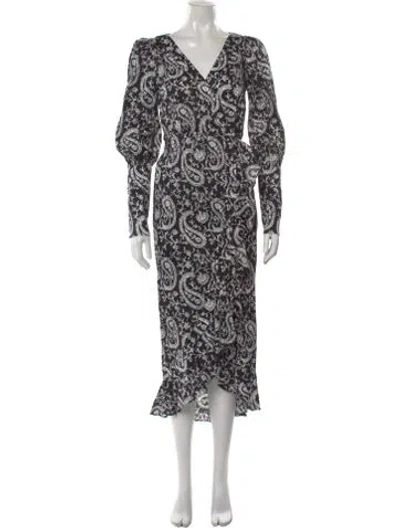 Pre-owned Arias Mock Neck Mini Dress W/ Tags In Multi
