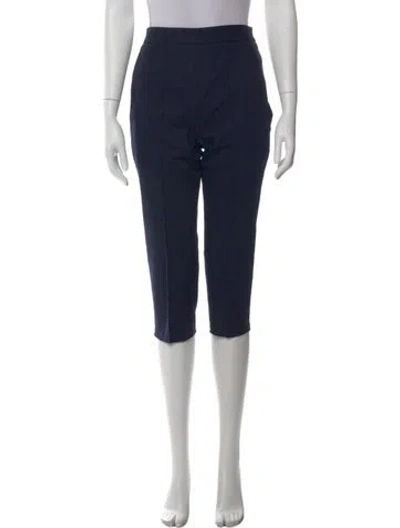 Pre-owned Arias Straight Leg Pants In Blue