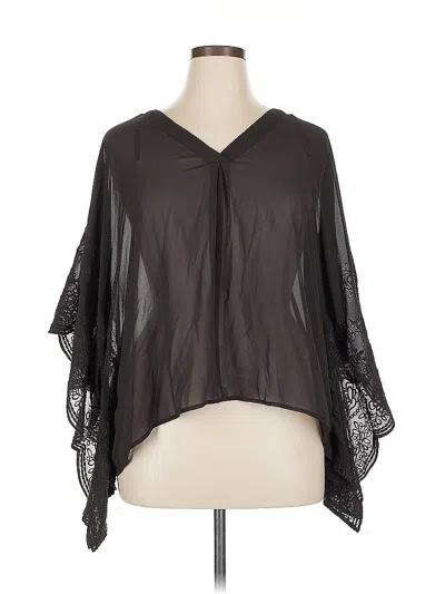 Pre-owned Ariat 3/4 Sleeve Blouse In Black