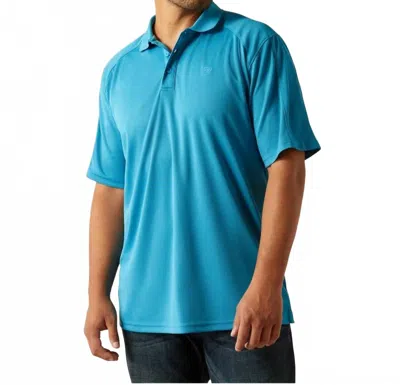 Ariat Ac Polo Shirt In Hawaiian Surf In Multi