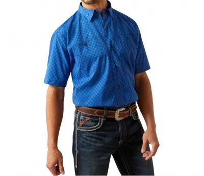 Ariat Airflow Classic Fit Shirt In Olympian Blue