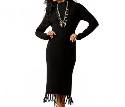 Ariat Alicia Midi Sweater Dress In Black