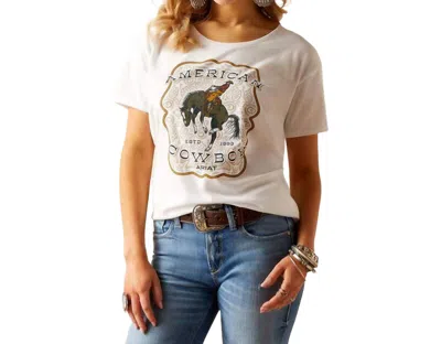 Ariat American Cowboy T-shirt In White