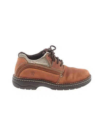 Pre-owned Ariat Ankle Boots In Brown