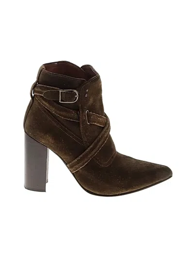 Pre-owned Ariat Ankle Boots In Brown
