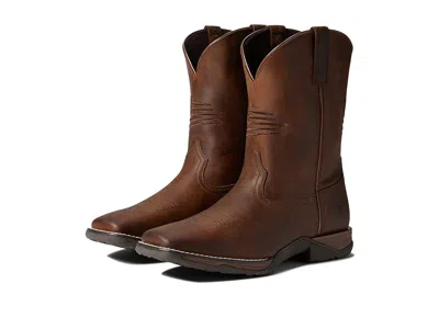 Ariat Anthem Patriot Western Boots (little Kid/big Kid) Kid's Shoes Distressed Brown : 5.5 Big Kid M, Leat